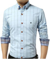 koszula męska z długim rękawem błękitna kolor 7