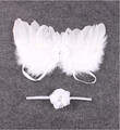 sesja noworodkowa opaska skrzydełka aniołka wzór 3